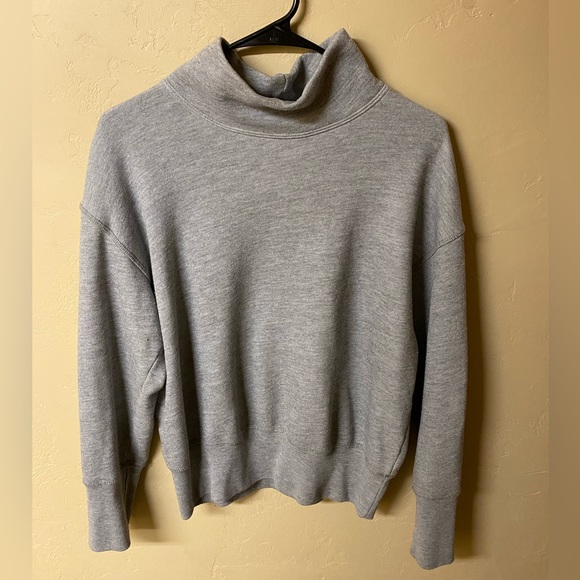 Grey turtleneck sweatshirt - Picture 2 of 4